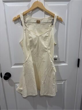 Free People Cream Mini Dress
